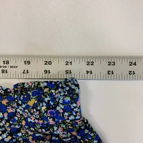 Nordstrom BP Womens Paperbag Waist Trousers In Black Blue Maisey Ditsy SZ 3X NWT - Picture 11 of 14